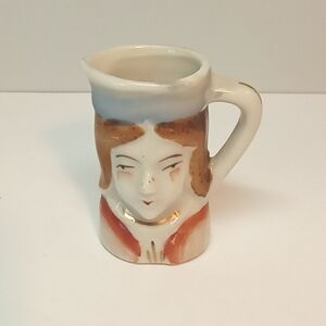 Vintage made in Occupied Japan mini Toby pitcher creamer. No flaws